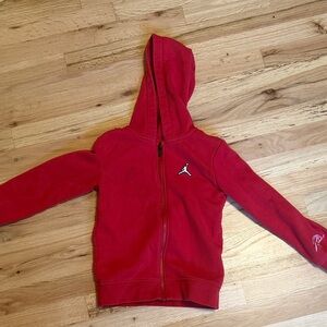 Jordan Kids Bright Red Hoodie